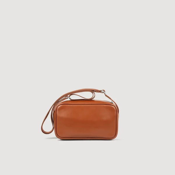 Sandro Paris Bolsa Pequena De Couro Liso-Homem Mini Bolsas