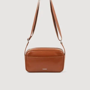 Sandro Paris Bolsa Pequena De Couro Liso-Homem Mini Bolsas