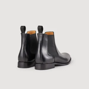 Sandro Paris Botas Chelsea De Couro-Homem Calçados Urbanos