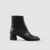 Sandro Paris Botins De Couro-Mulheres Botins