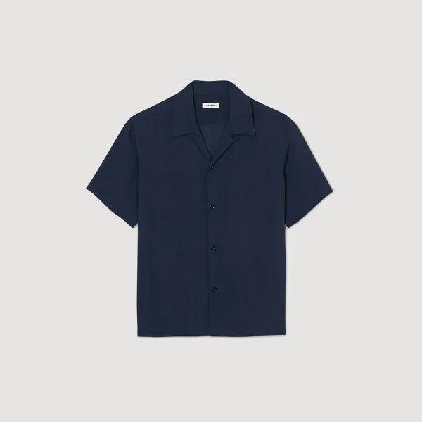 Sandro Paris Camisa De Gola Italiana-Homem Camisas