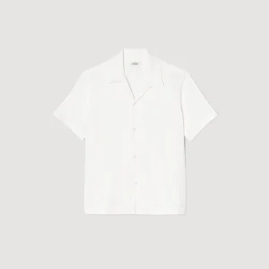 Sandro Paris Camisa De Gola Italiana-Homem Camisas