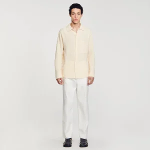 Sandro Paris Camisa De Malha Grande-Homem Camisas