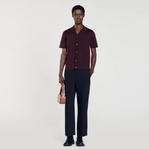 Sandro Paris Camisa De Manga Curta-Homem Camisas