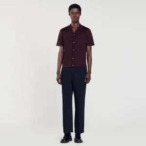 Sandro Paris Camisa De Manga Curta-Homem Camisas