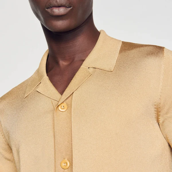 Sandro Paris Camisa De Manga Curta-Homem Camisas