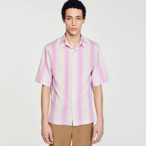 Sandro Paris Camisa Listrada-Homem Camisas