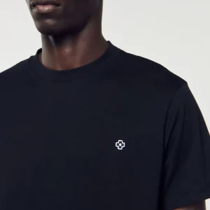 Sandro Paris Camiseta Com Patch Cruzado Quadrado-Homem Camisetas E Pólos