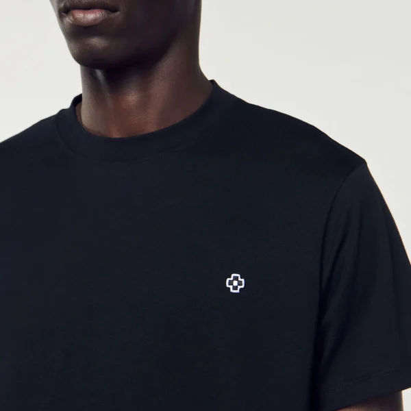 Sandro Paris Camiseta Com Patch Cruzado Quadrado-Homem Camisetas E Pólos