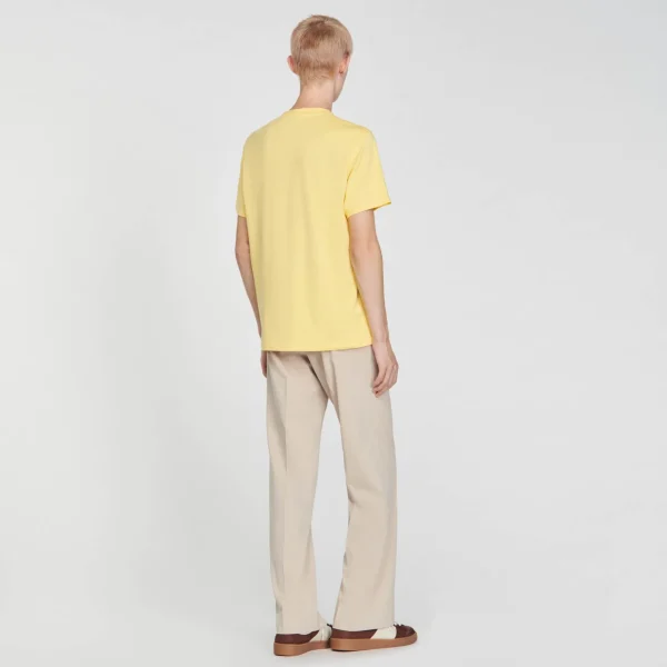 Sandro Paris Camiseta De Manga Curta-Homem Camisetas E Pólos