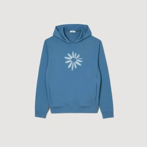 Sandro Paris Capuz De Algodao Com Flor-Homem Moletons E Jogging