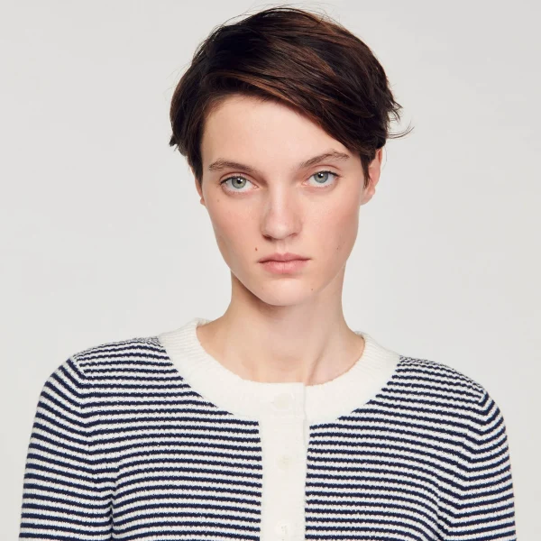Sandro Paris Cardigan Tricotado-Mulheres Conjuntos