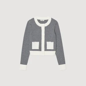 Sandro Paris Cardigan Tricotado-Mulheres Conjuntos