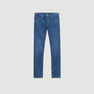 Sandro Paris Jeans Slim Com Lavagem Sem Agua-Homem Vaqueiros