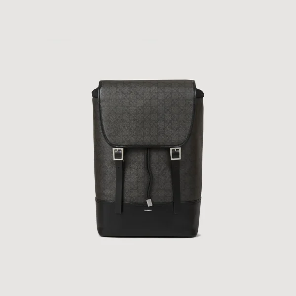 Sandro Paris Mochila De Tecido Impermeavel Com Cruz Quadrada-Homem Mochilas