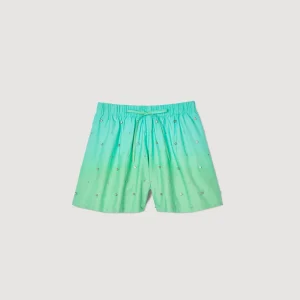 Sandro Paris Shorts Com Strass-Mulheres Saias E Shorts