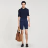 Sandro Paris Shorts De Algodao-Homem Calças E Bermudas