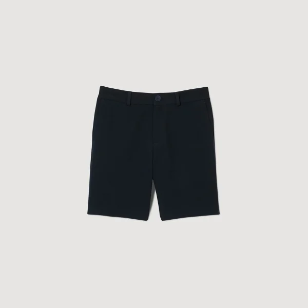 Sandro Paris Shorts De Algodao-Homem Calças E Bermudas