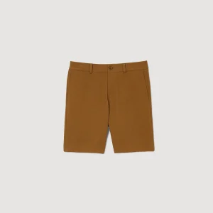 Sandro Paris Shorts De Algodao-Homem Calças E Bermudas