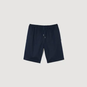 Sandro Paris Shorts De Algodao-Homem Calças E Bermudas