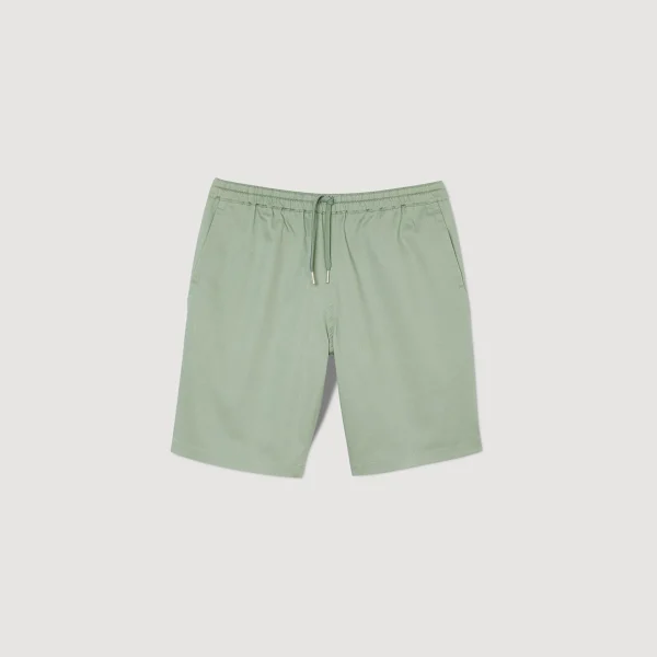 Sandro Paris Shorts De Algodao-Homem Calças E Bermudas