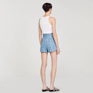 Sandro Paris Shorts De Tweed-Mulheres Conjuntos