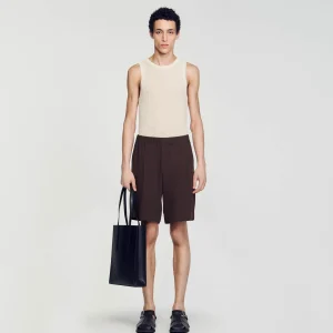 Sandro Paris Shorts Largos-Homem Calças E Bermudas