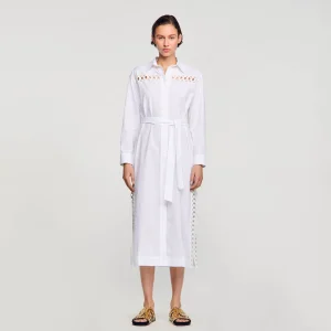 Sandro Paris Vestido De Camisa Longa-Mulheres Vestidos