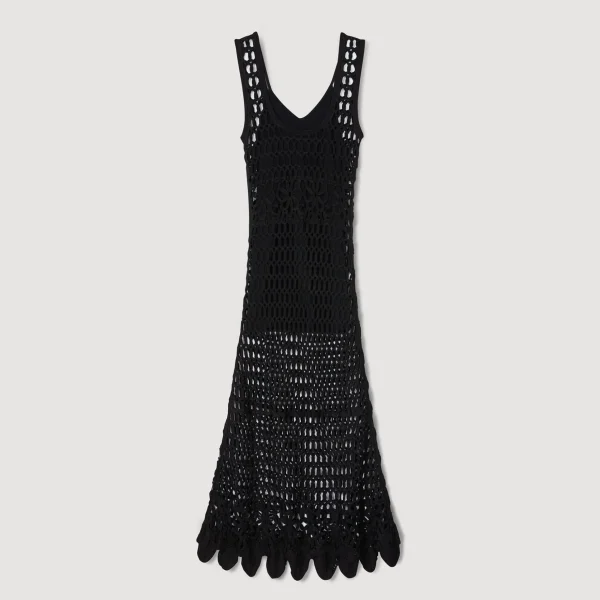 Sandro Paris Vestido De Croche-Mulheres Vestidos